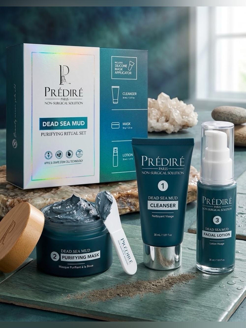 Dead Sea Mud Purifying Skincare Set -  Retail $500